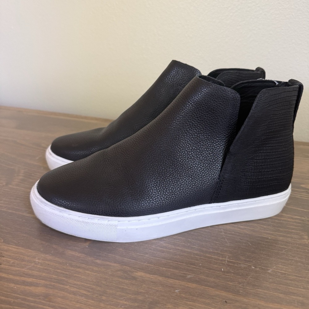 Birdies Womens 8.5 Black Leather Slip On The Falcon Slip On Fashion Booties‎ - Picture 2 of 8